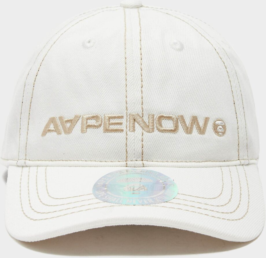 AAPE By A Bathing Ape Denim Cap, White