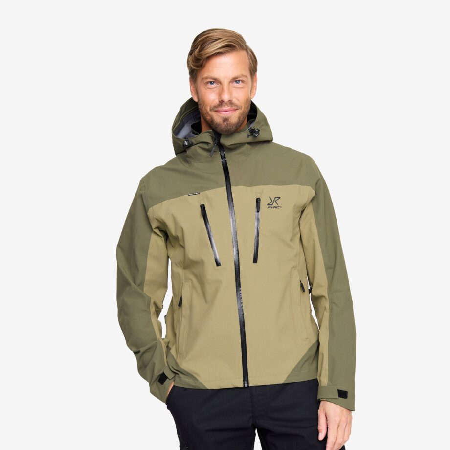 Revolution Race Silence Proshell Jacket - Herr - Aloe, Storlek:M - Skaljacka & Vindjacka