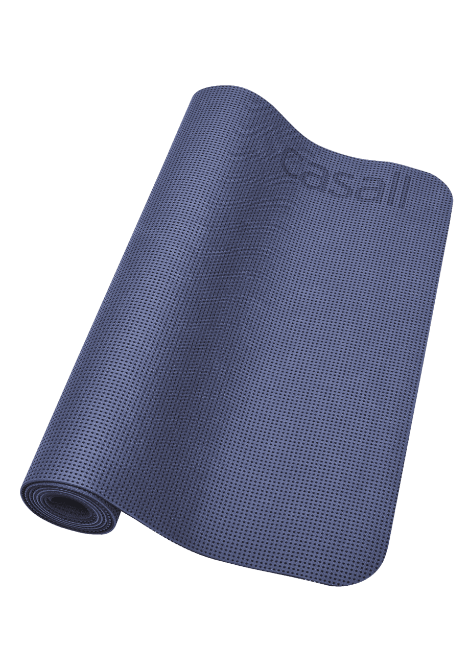 Casall Lightweight Travel mat 4mm - Dark blue/grey