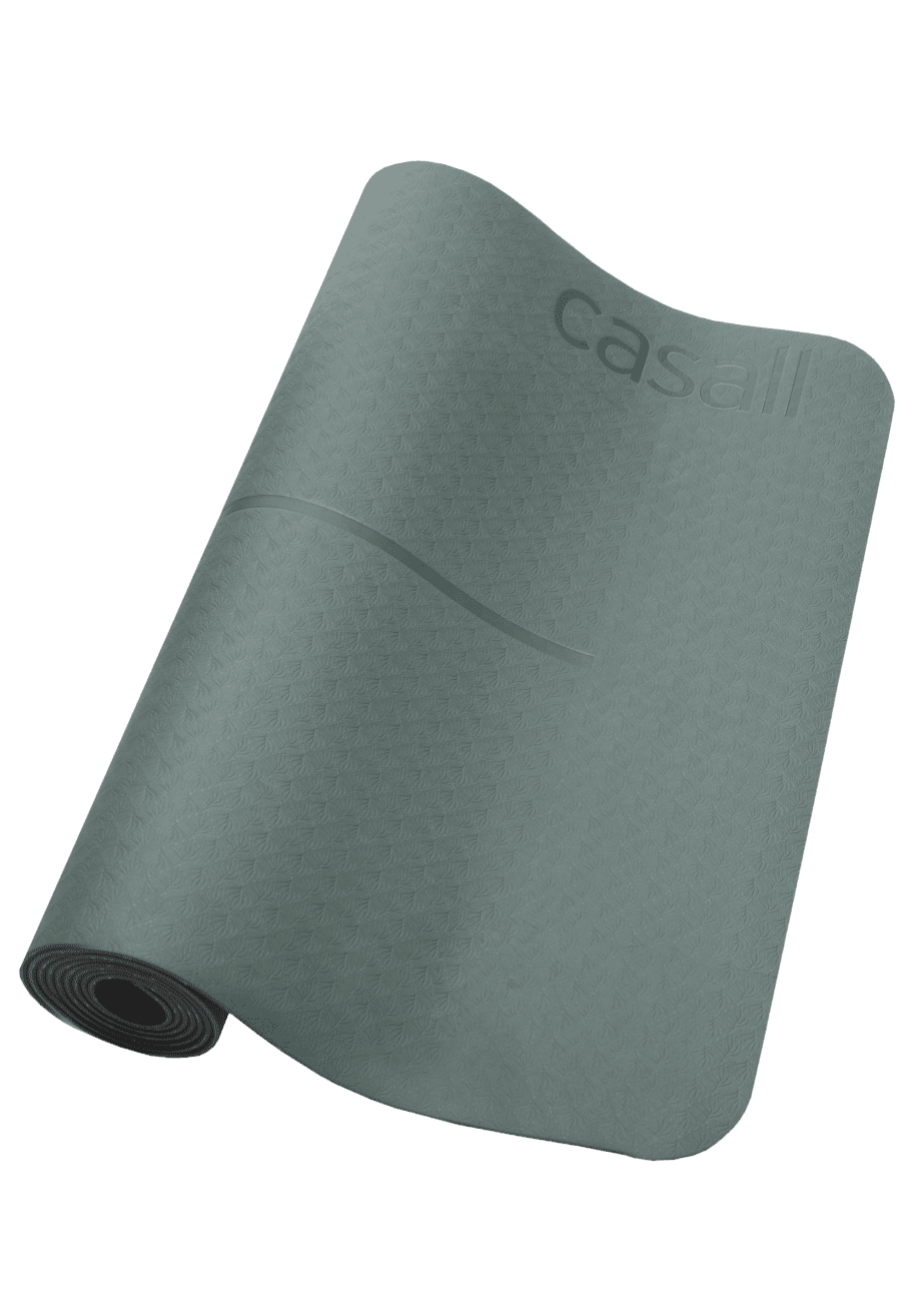 Casall Yoga mat position 4mm - Khaki green/black