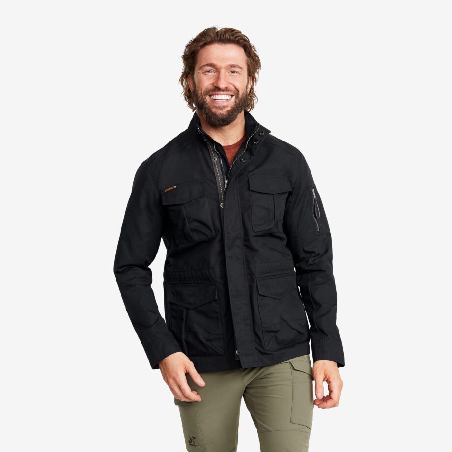 Revolution Race All-Day Jacket - Herr - Black, Storlek:M - Skaljacka & Vindjacka