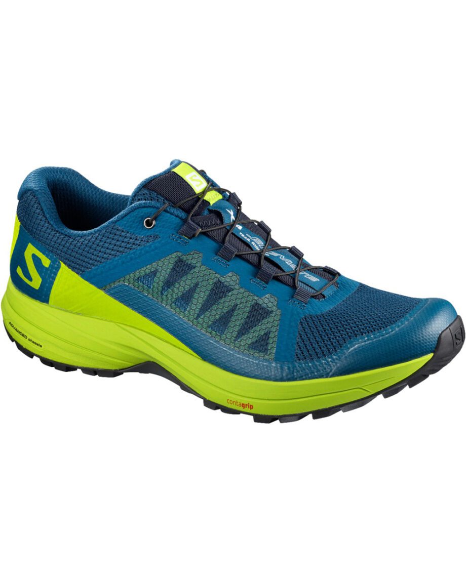 Salomon Xa Elevate M Poseidon/Lime Green/Black (Storlek 10,5 UK)