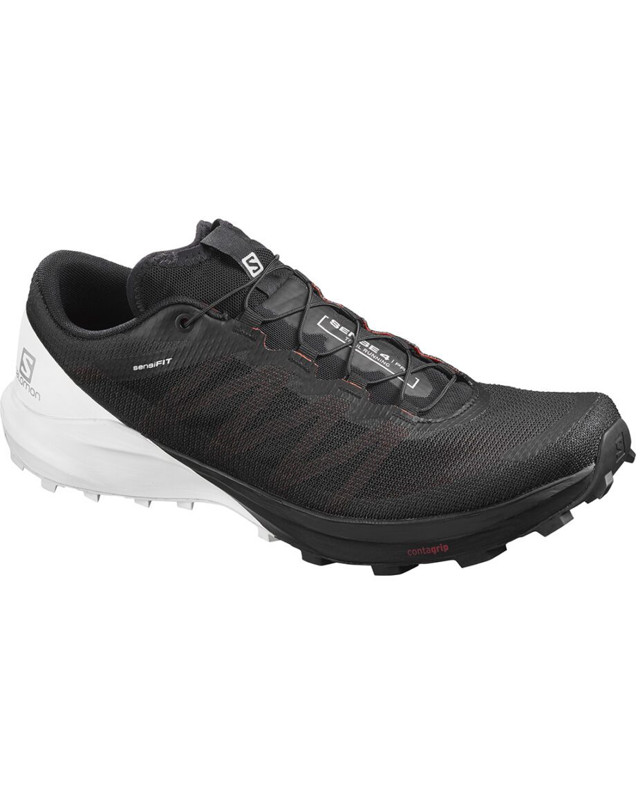 Salomon Sense 4 M Pro Black/White/Cherry Tomato (Storlek 12 UK)