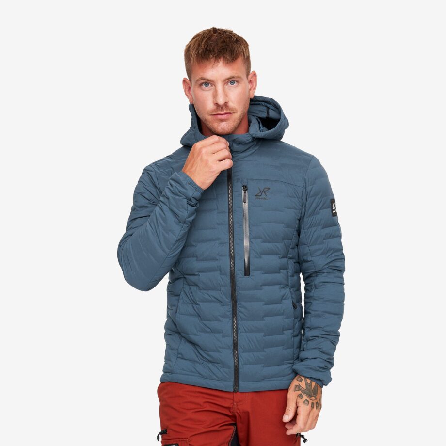 Revolution Race Flex Down Jacket - Herr - Moonlit Ocean, Storlek:XL - Vinterjackor