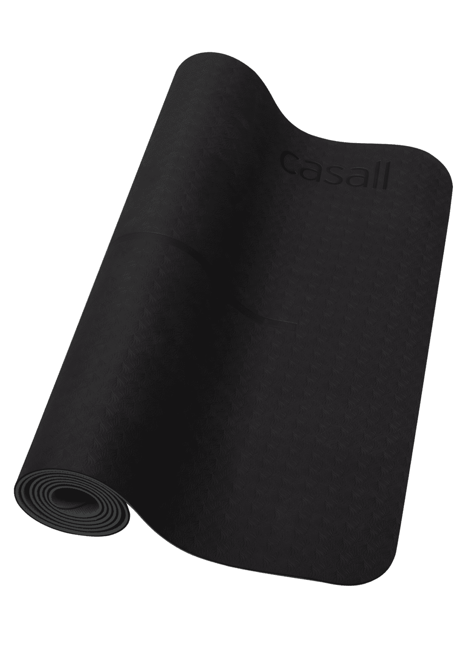 Casall Yoga mat position 4mm - Black/grey