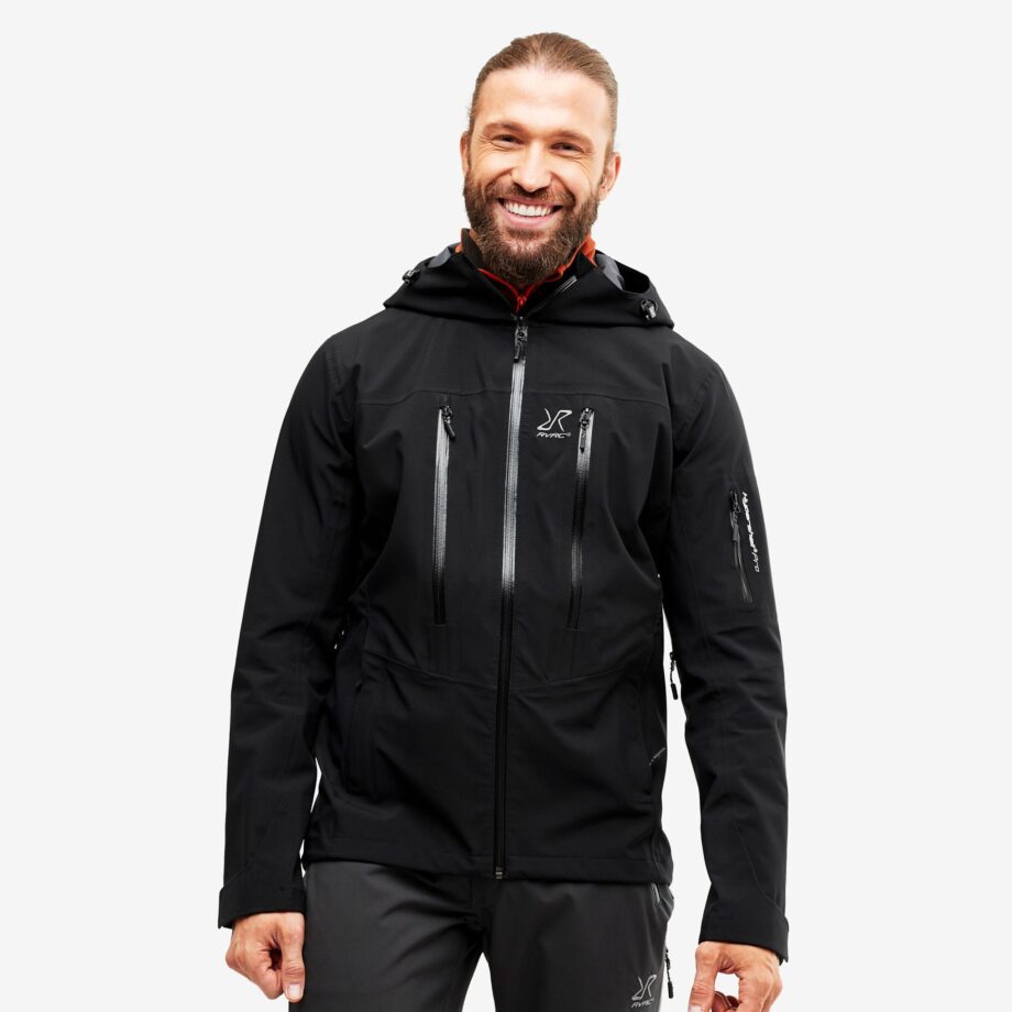 Revolution Race Whisper Jacket - Herr - Black Edition, Storlek:M - Skaljacka & Vindjacka