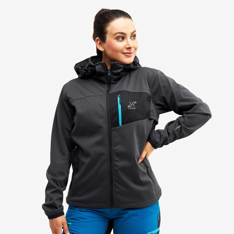 Revolution Race Hybrid Jacket 2.0 - Dam - Anthracite, Storlek:XS - Skaljacka & Vindjacka