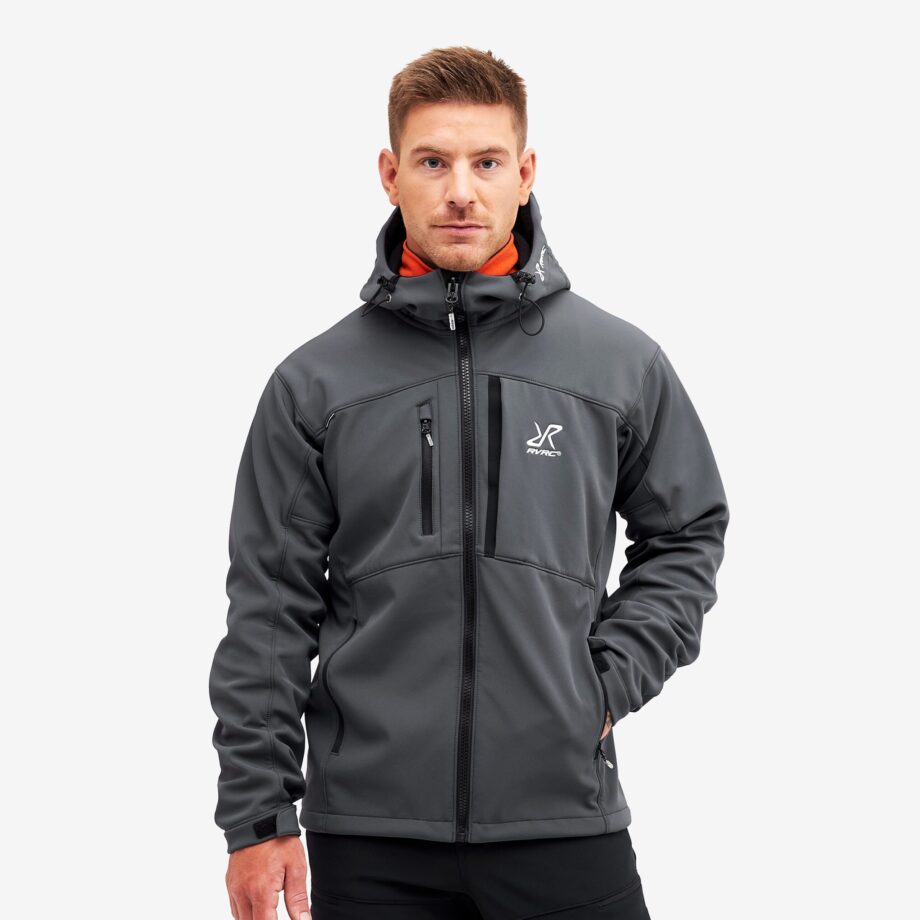 Revolution Race Hiball Jacket - Herr - Iron Grey, Storlek:S - Jackor > Softshelljackor