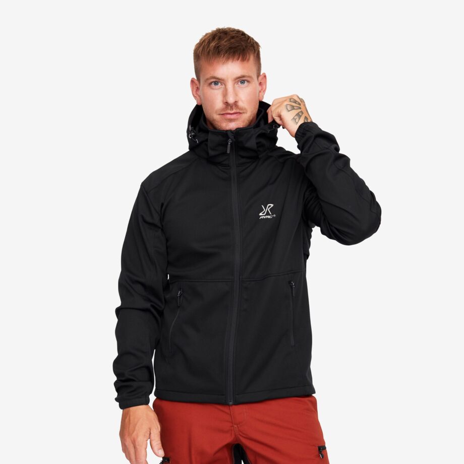 Revolution Race Hybrid Jacket 3.0 - Herr - Black, Storlek:S - Jackor > Softshelljackor