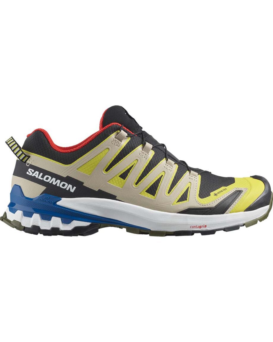 Salomon XA Pro 3D V9 GTX M Black/Buttercup/Lapis Blue (Storlek 47 1/3)