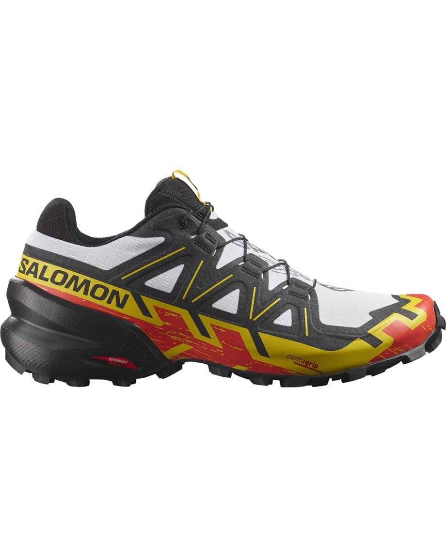 Salomon Speedcross 6 M White/Black/Empire Yellow (Storlek 12 UK)