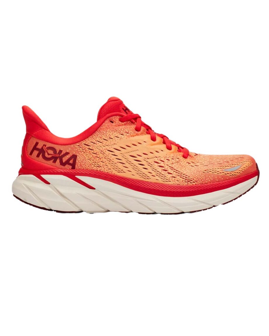 Hoka Clifton 8 M Fiesta/Blazing Orange (Storlek 11 US)