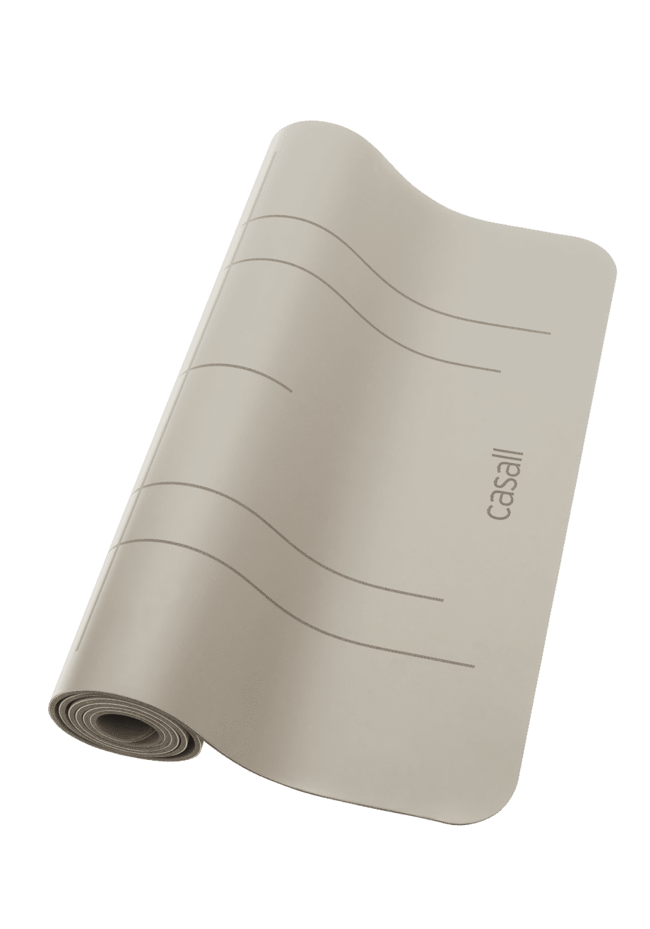 Casall Yoga mat Grip&Cushion III 5mm - Light Sand