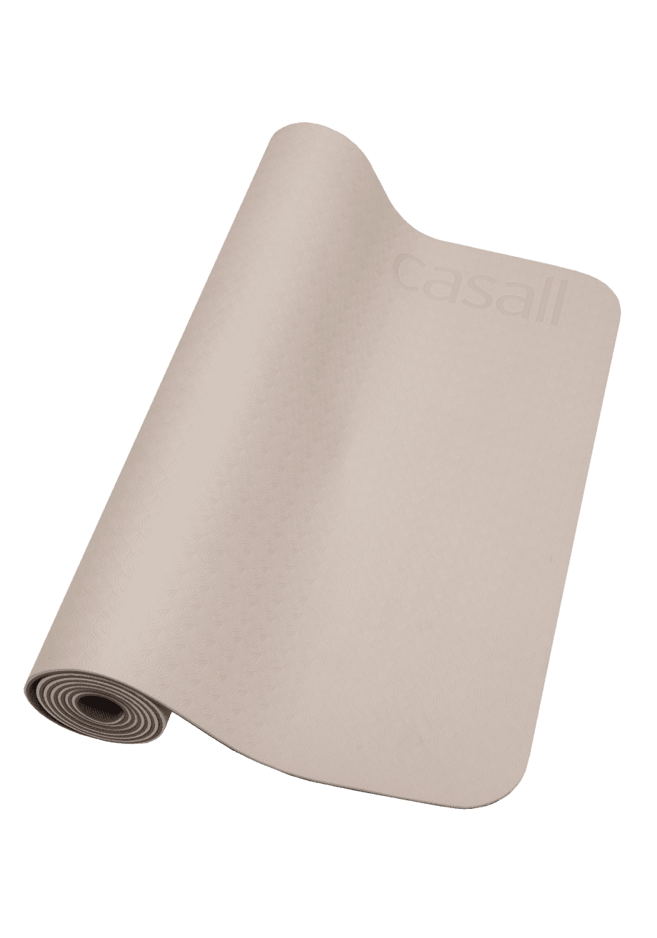 Casall Yoga mat position 4mm - Sand/grounded brown