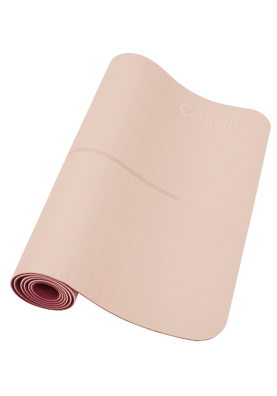 Casall Yoga mat position 4mm - Pink/red