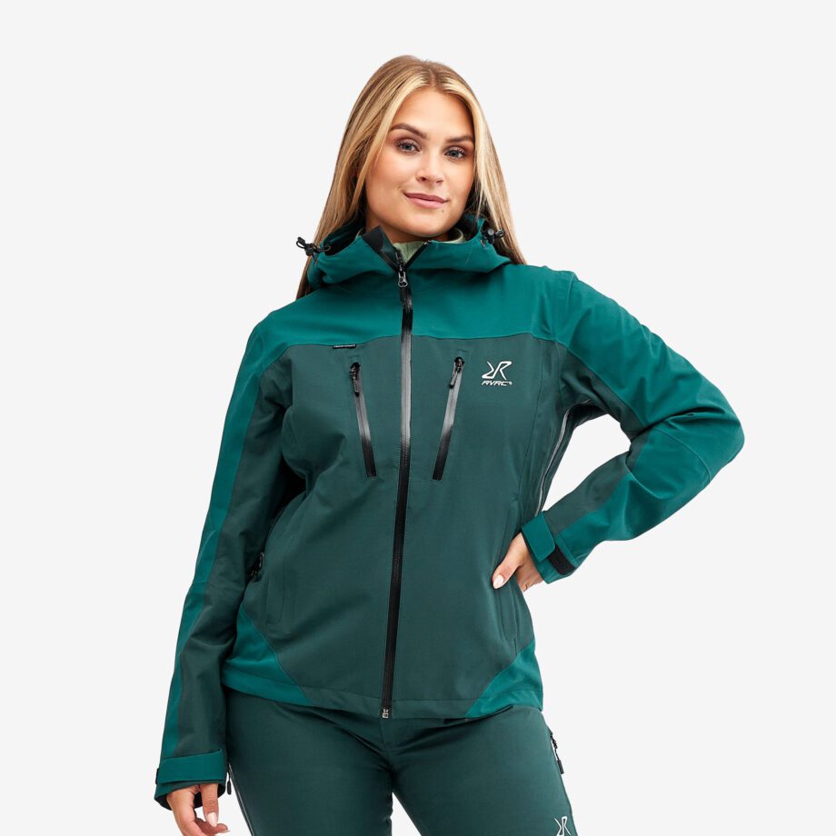 Revolution Race Silence Proshell Jacket - Dam - Deep Teal 2.0, Storlek:S - Skaljacka & Vindjacka