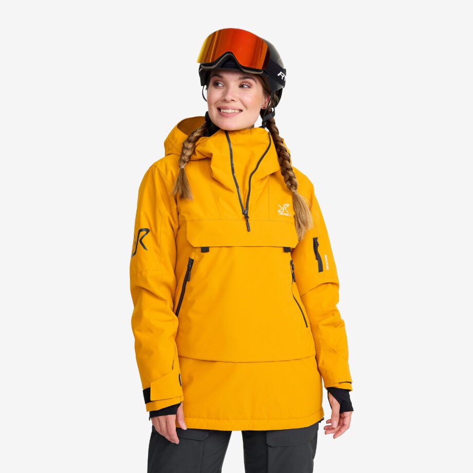 Revolution Race Halo 2L Insulated Ski Anorak - Dam - Golden Yellow, Storlek:XS - Skaljacka & Vindjacka