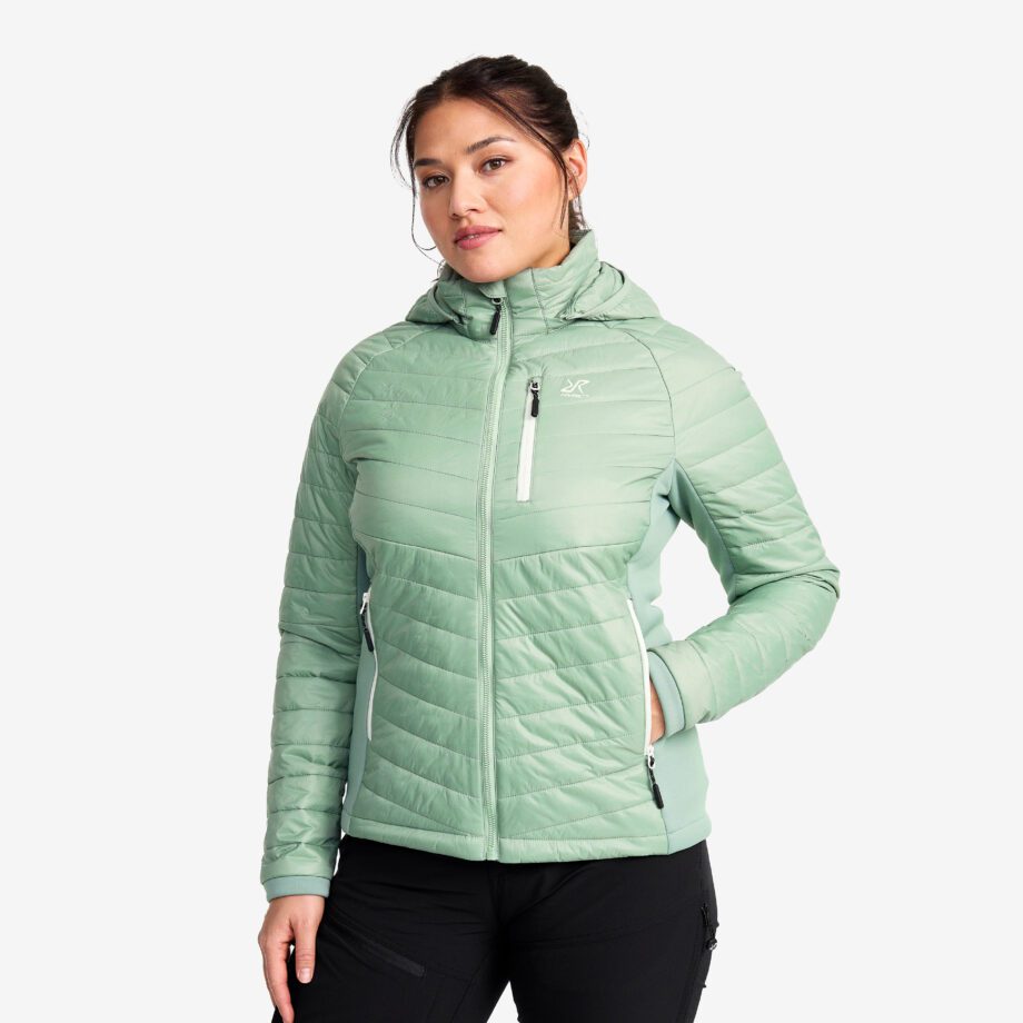 Revolution Race Radical Insulate Jacket - Dam - Iceberg Green, Storlek:2XL - Vinterjackor