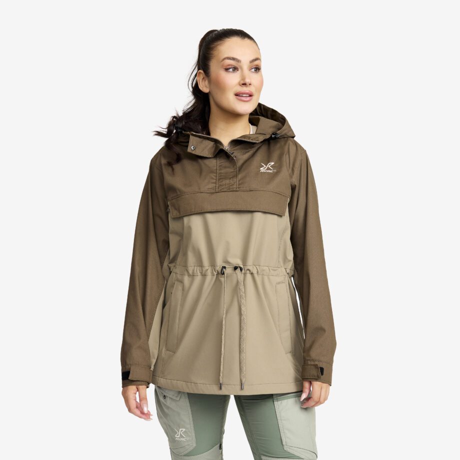 Revolution Race Rambler Lightweight Anorak - Dam - Brindle/Chocolate chip, Storlek:L - Dam > Jackor