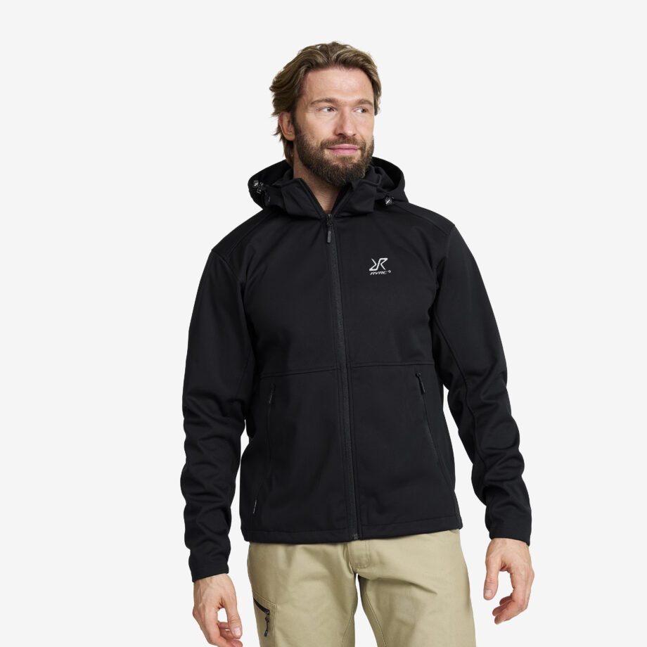 Revolution Race Responder Softshell Jacket - Herr - Black, Storlek:XL - Jackor > Softshelljackor