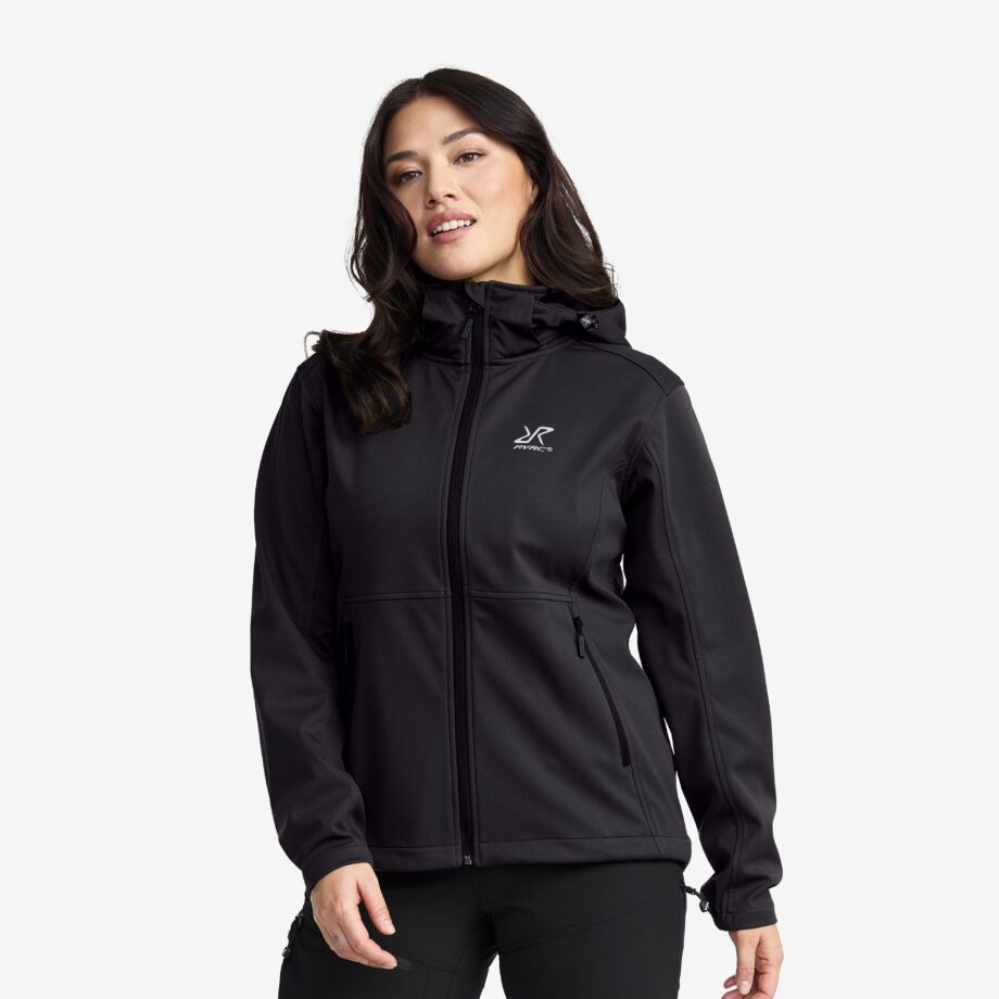 Revolution Race Responder Softshell Jacket - Dam - Black, Storlek:M - Dam > Jackor > Softshelljackor