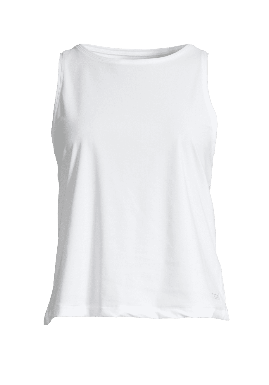 Casall Silky Muscle Tank - White