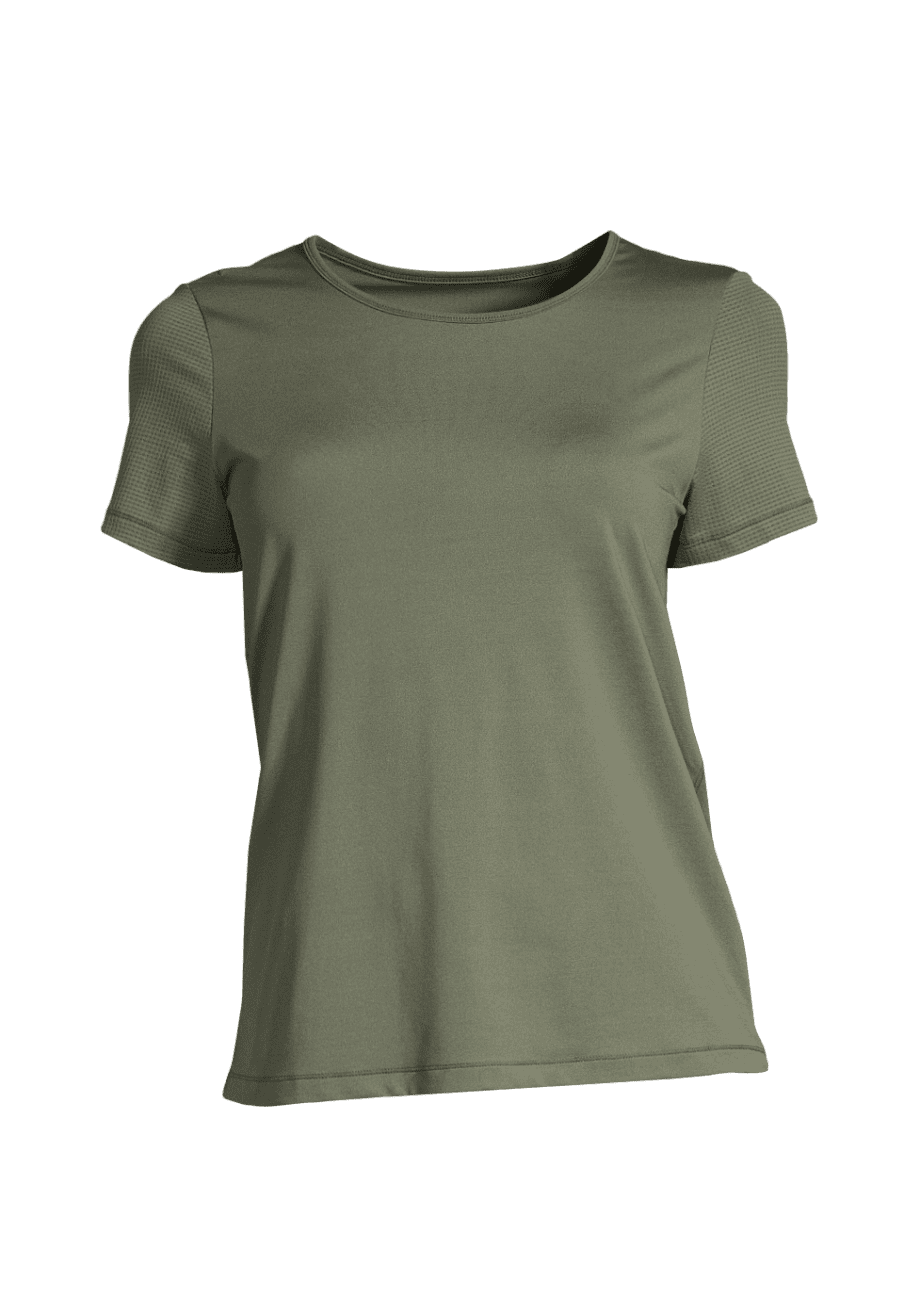 Casall Essential Detail Tee - Northern Green