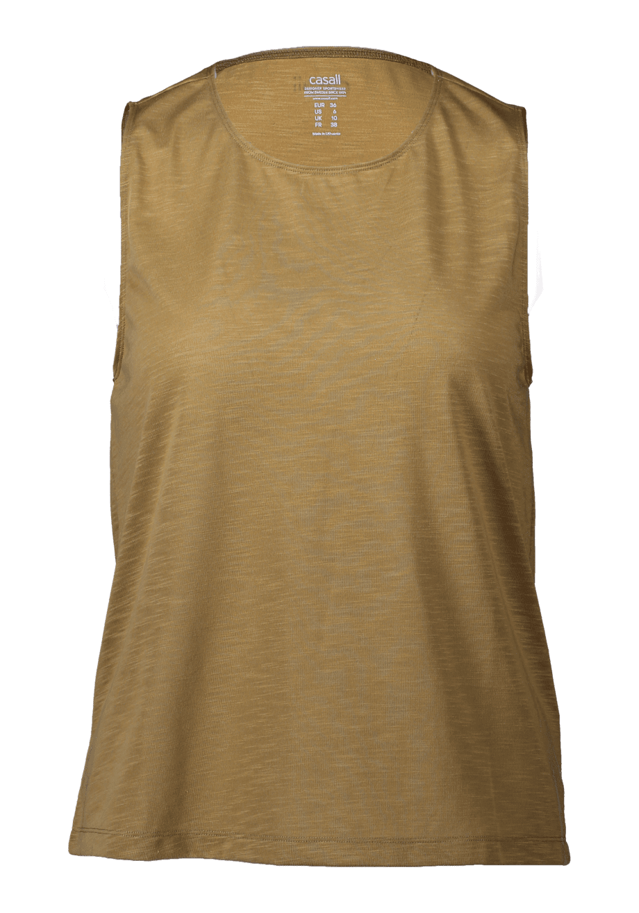 Casall Texture Muscle Tank - Fuse Green