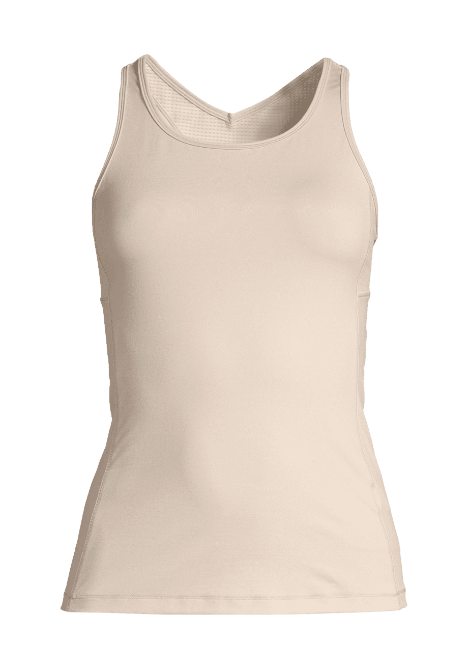 Casall Essential Racerback with Mesh Insert   - Light Sand