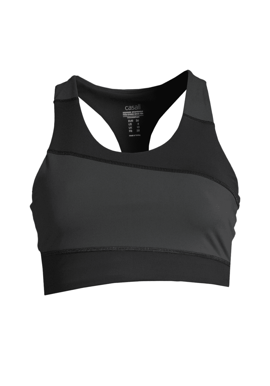 Casall Asymmetric Sports Top - Clean Grey