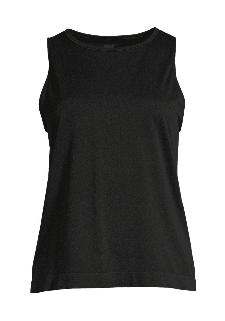 Casall Essential Block Seamless Tank - Black