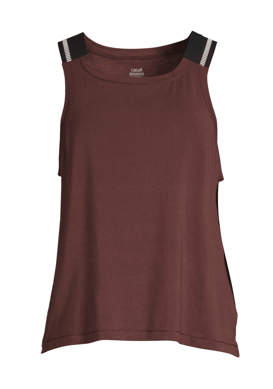 Casall Lux Sport Tank - Mahogany Red