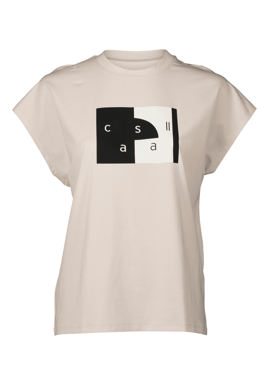 Casall Boxy Tee - Light Sand