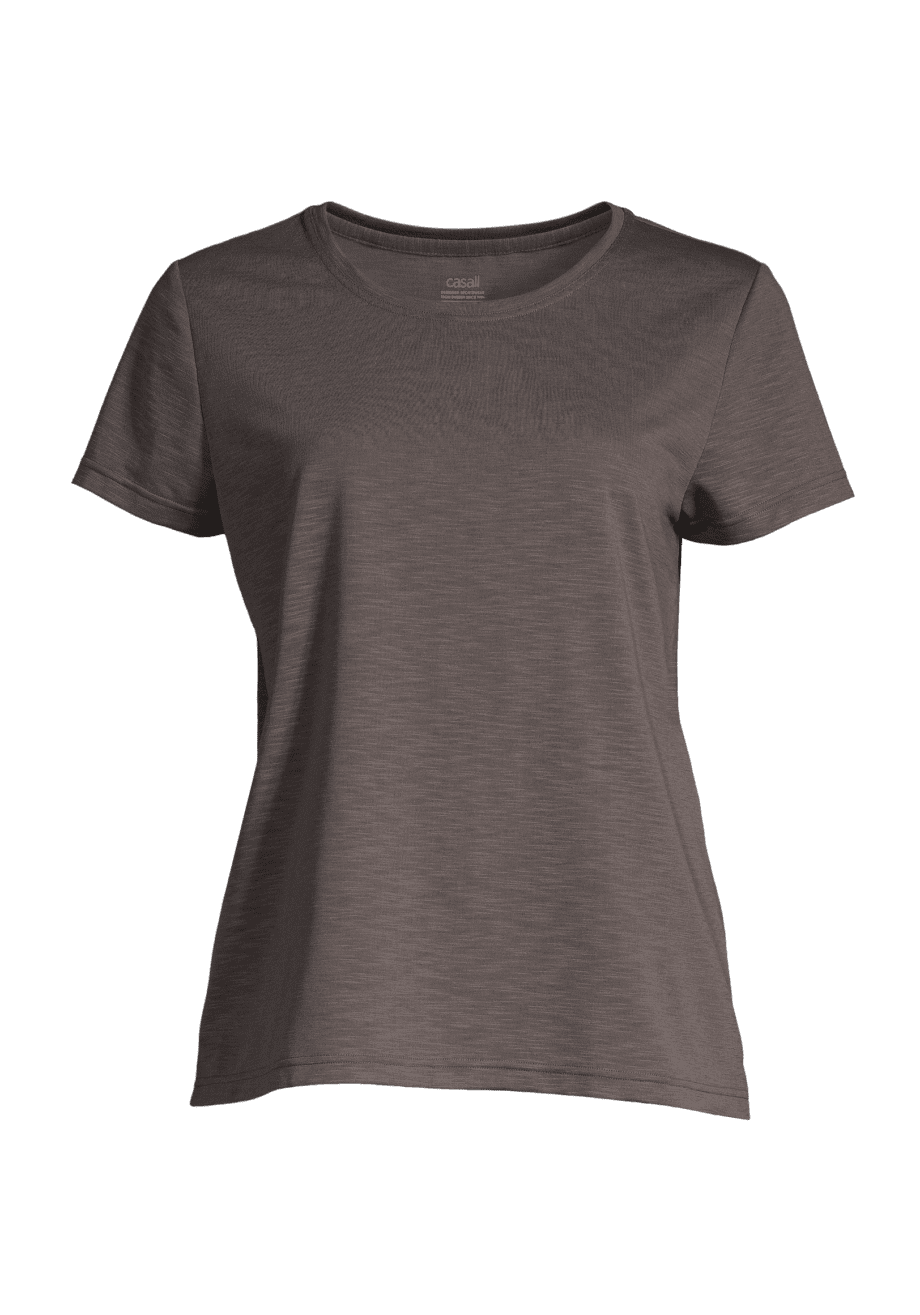 Casall Texture Tee - Graphite Grey