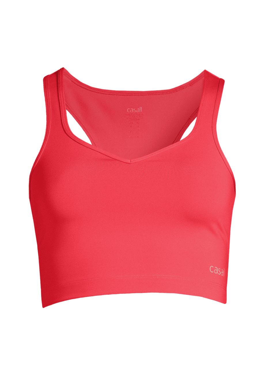 Casall Heart Shape Sport Top - Luscious Red