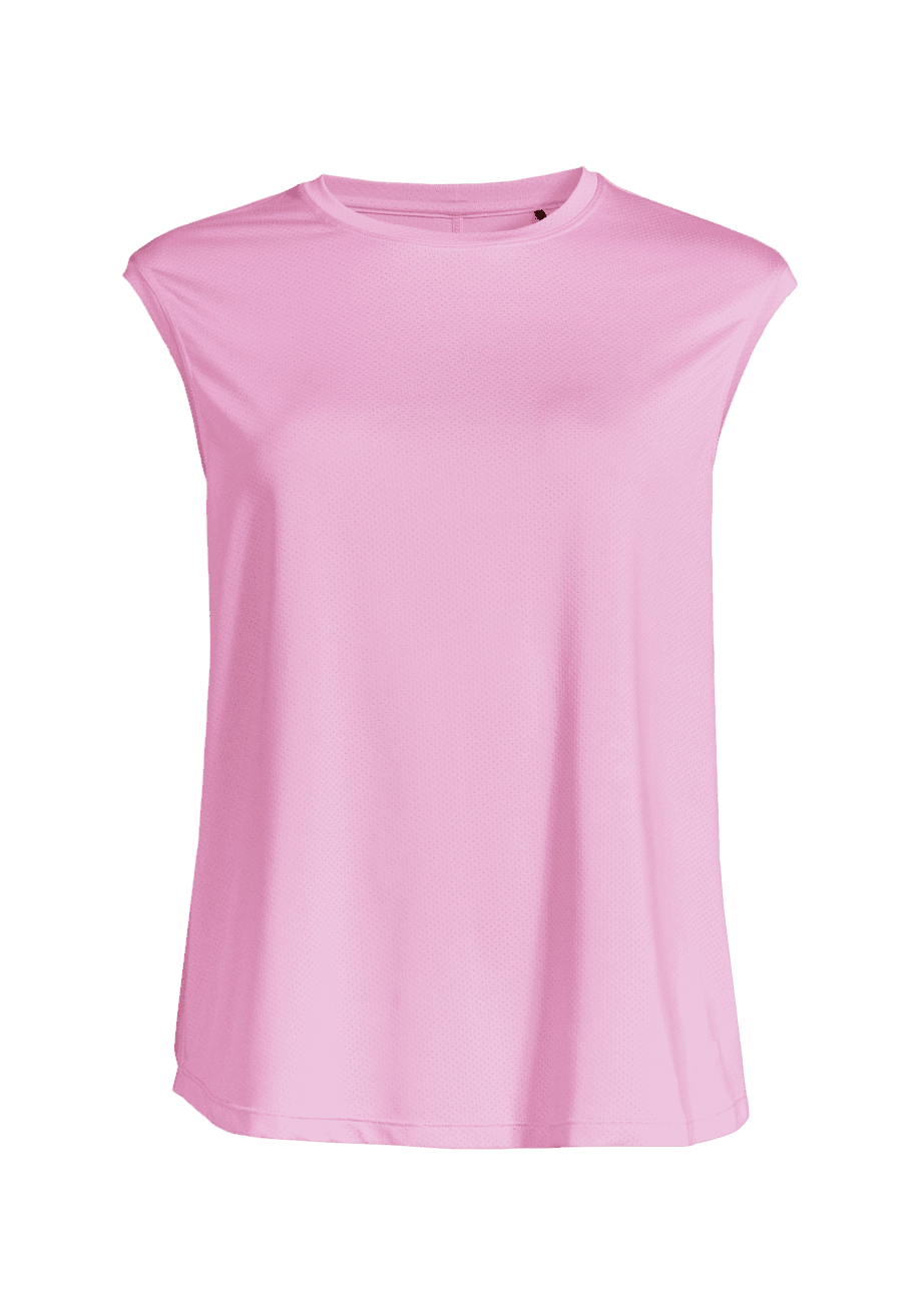 Casall Laser Mesh Muscle Tank - Orchid Pink