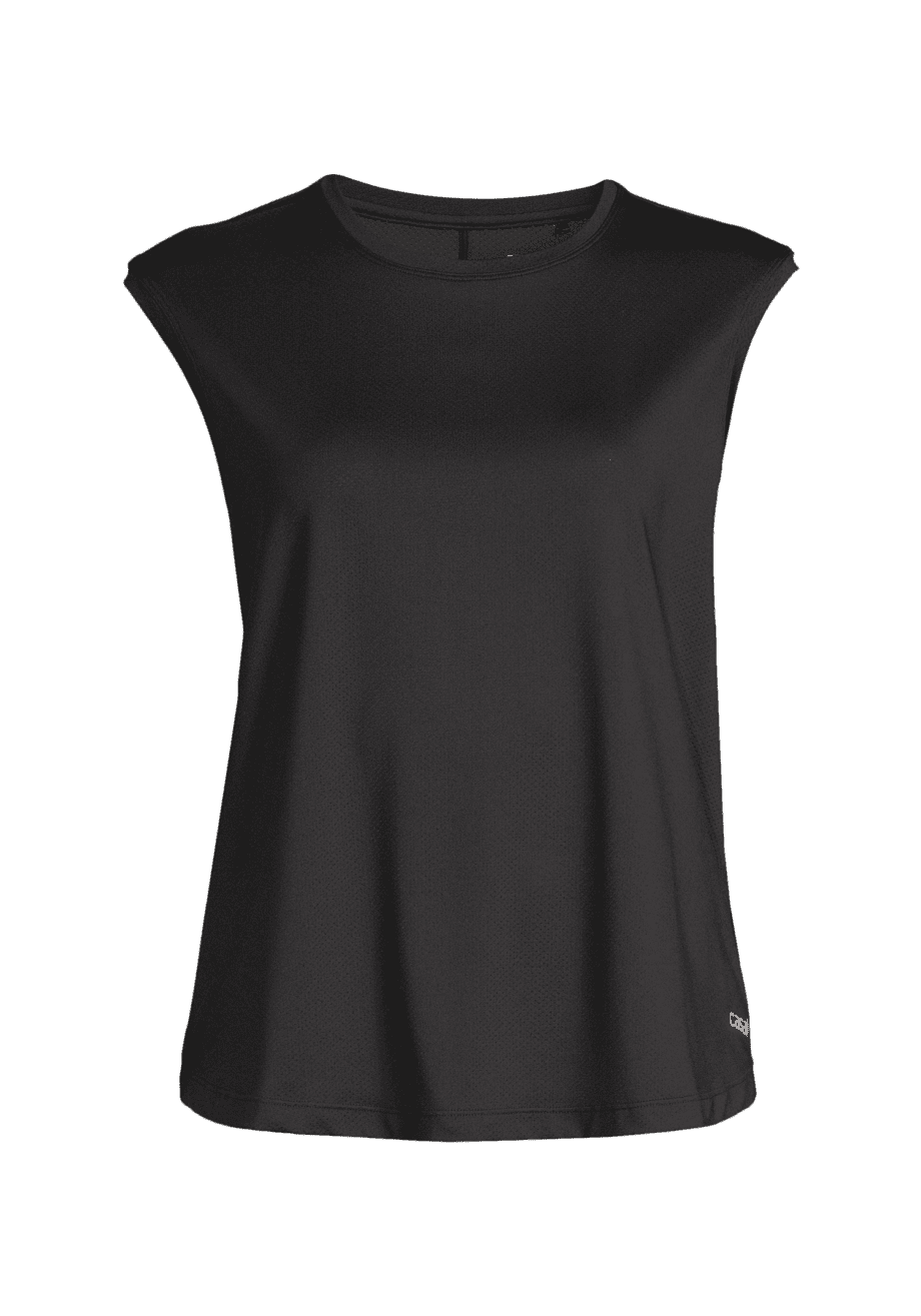 Casall Laser Mesh Muscle Tank - Black