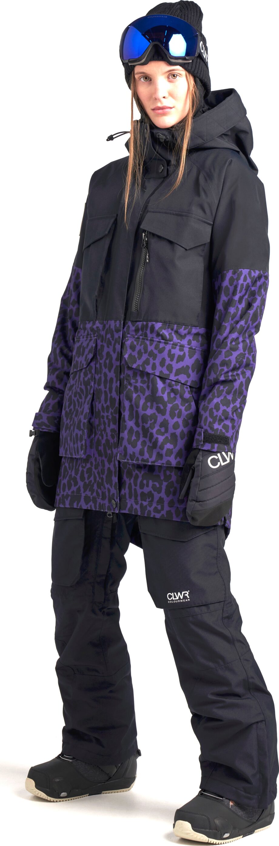 ColourWear ColourWear Women's Gritty Parka Leo Purple