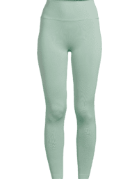 Casall Scallop High Waist Seamless Tights - Statue Green