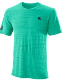 Wilson WILSON Kaos Rapide Crew Neomint Mens