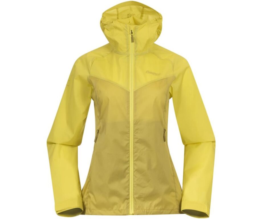 Bergans Microlight Jacket Women Light Olive Green/Pineapple