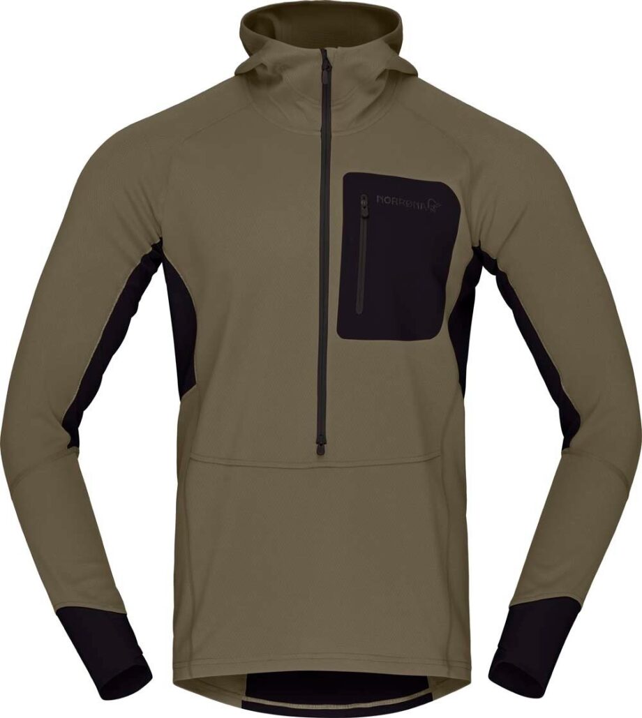 Norrøna Norrøna Men's Senja Warm1 Hood Olive Night