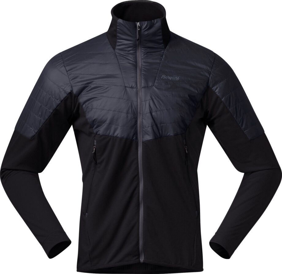 bergans Bergans Men's Senja Midlayer Jacket  Black/Solid Charcoal