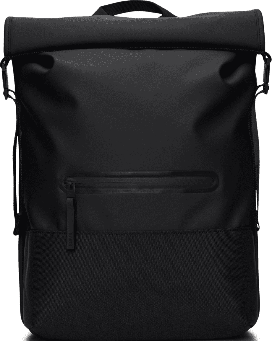 Rains Rains Trail Rolltop Backpack Black