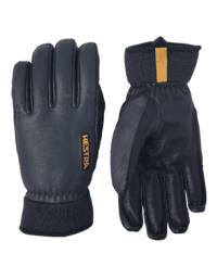 Hestra Army Leather Wool Terry - 5 Finger Grey (6 6)