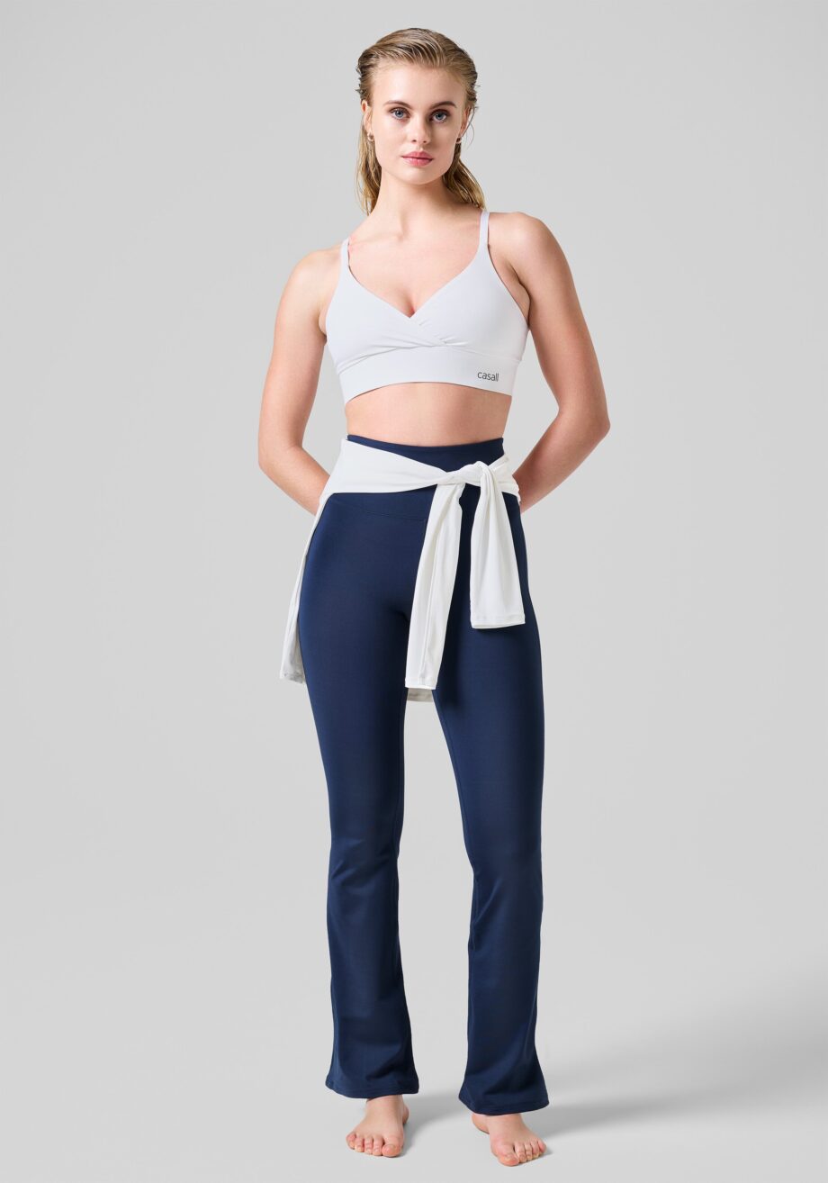 Casall Flare High Waist Pant - Core Blue