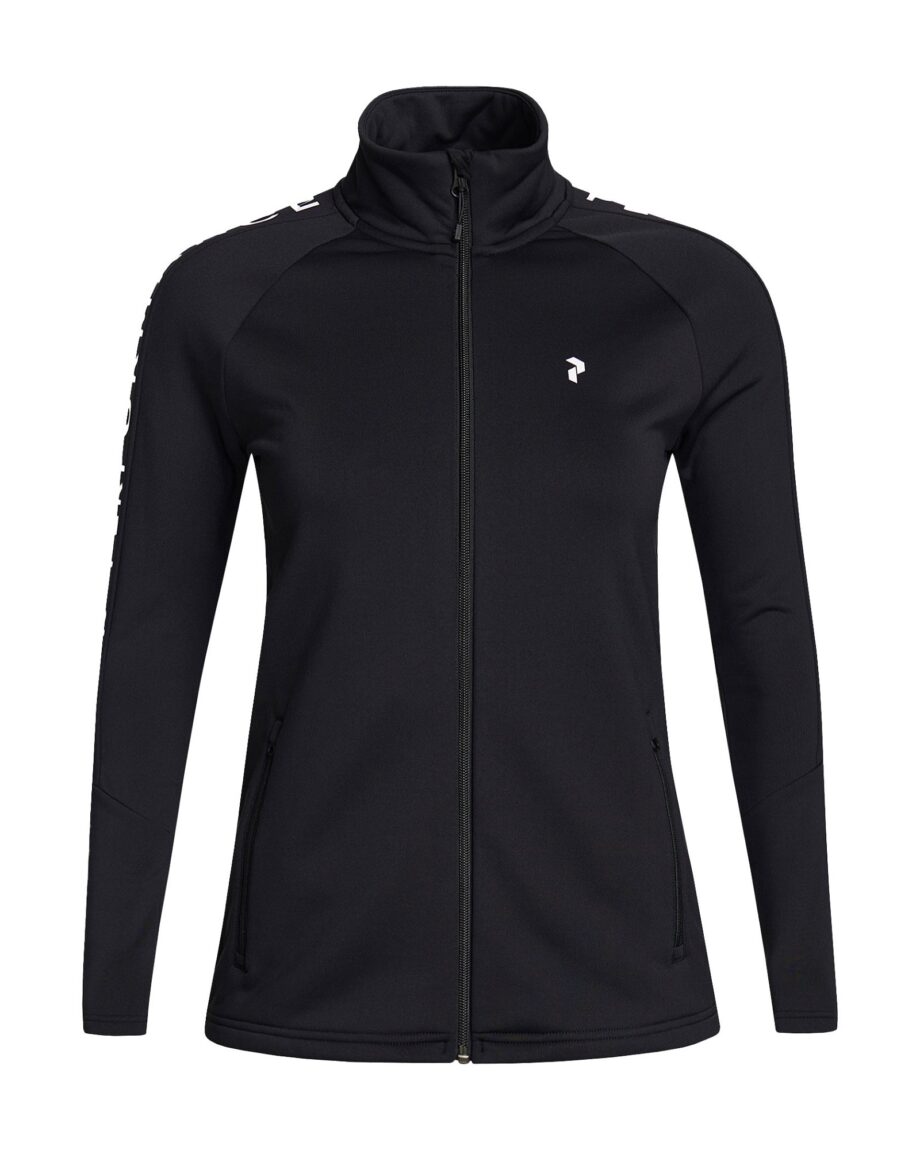 Peak Performance Rider Mid Zip Jacket W Black (XS XS)