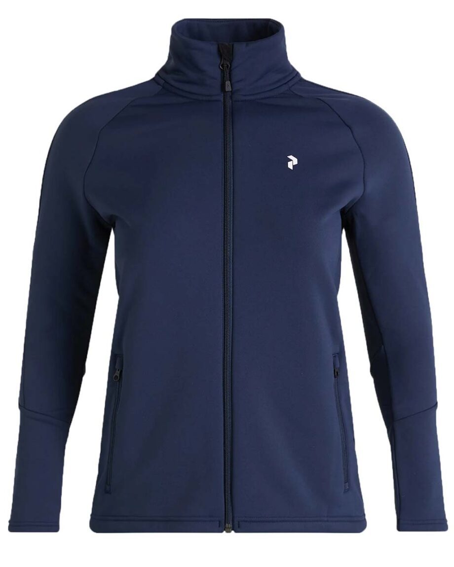 Peak Performance Rider Mid Zip Jacket W Blue Shadow (S S)