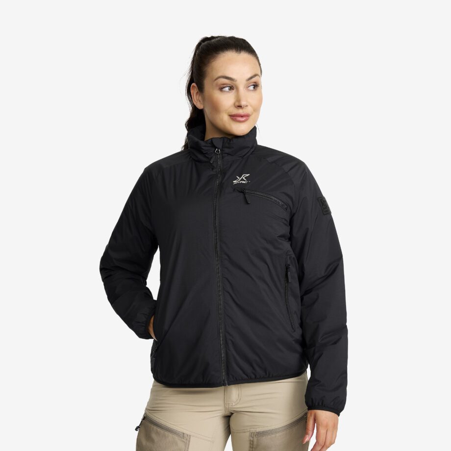 Revolution Race Flatter Insulated Jacket - Dam - Black, Storlek:XS - Vinterjackor