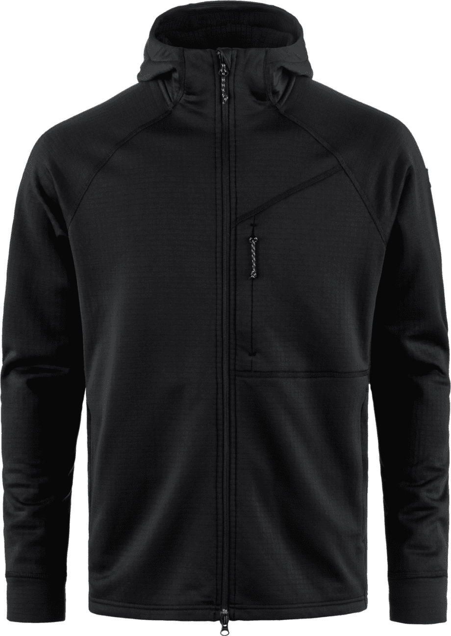 Fjällräven Fjällräven Men's Abisko Grid Fleece Hoodie Black